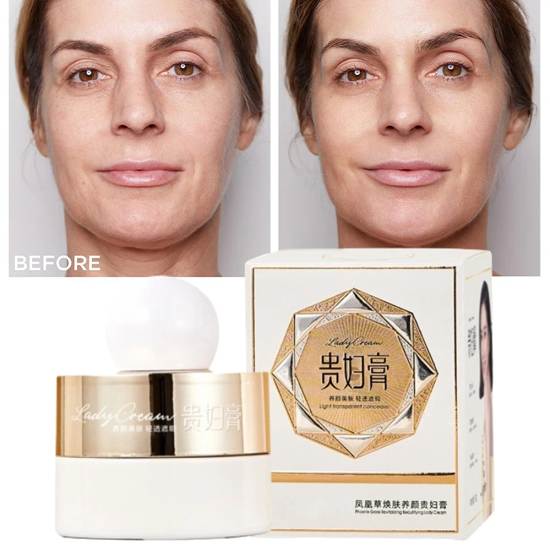 

Whitening Moisturizing Facial Cream Fade Fine Lines Brighten Shrink Pores Tone Improve Rough Skin Nourish Face Care 30g