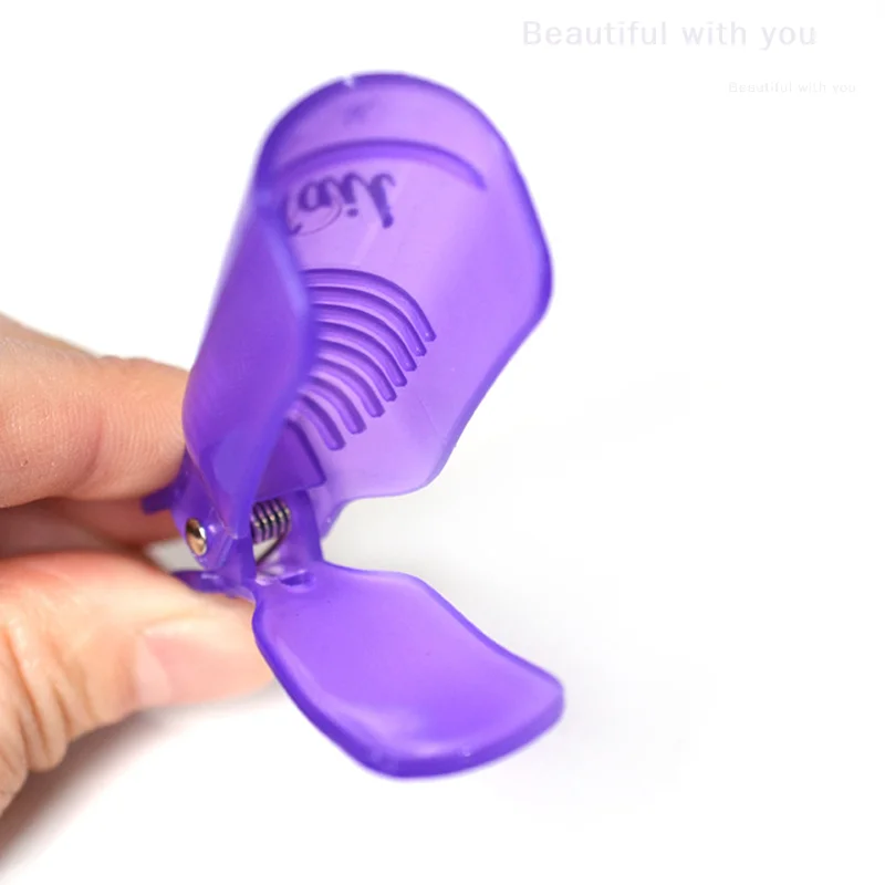 10 Teile/satz Kunststoff Nail art Soak Cap Clip UV Gel Nagellackentferner Wrap Nagel Werkzeug