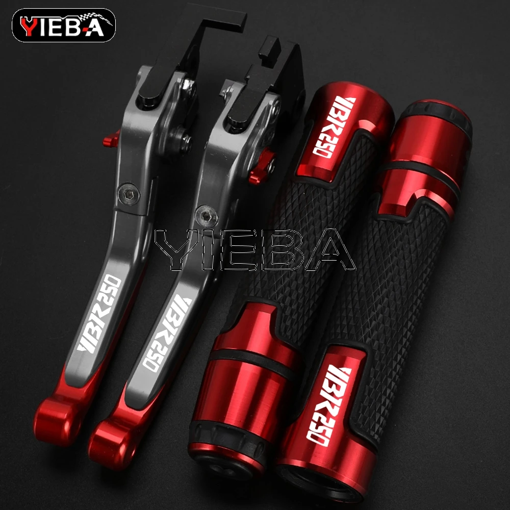 

Motorcycle Handlebar Grips Ends FOR YAMAHA YBR250 YBR 250 2005 2006 2007 2008 2009 2010 2011 2012 2013 2014 Brake Clutch Levers