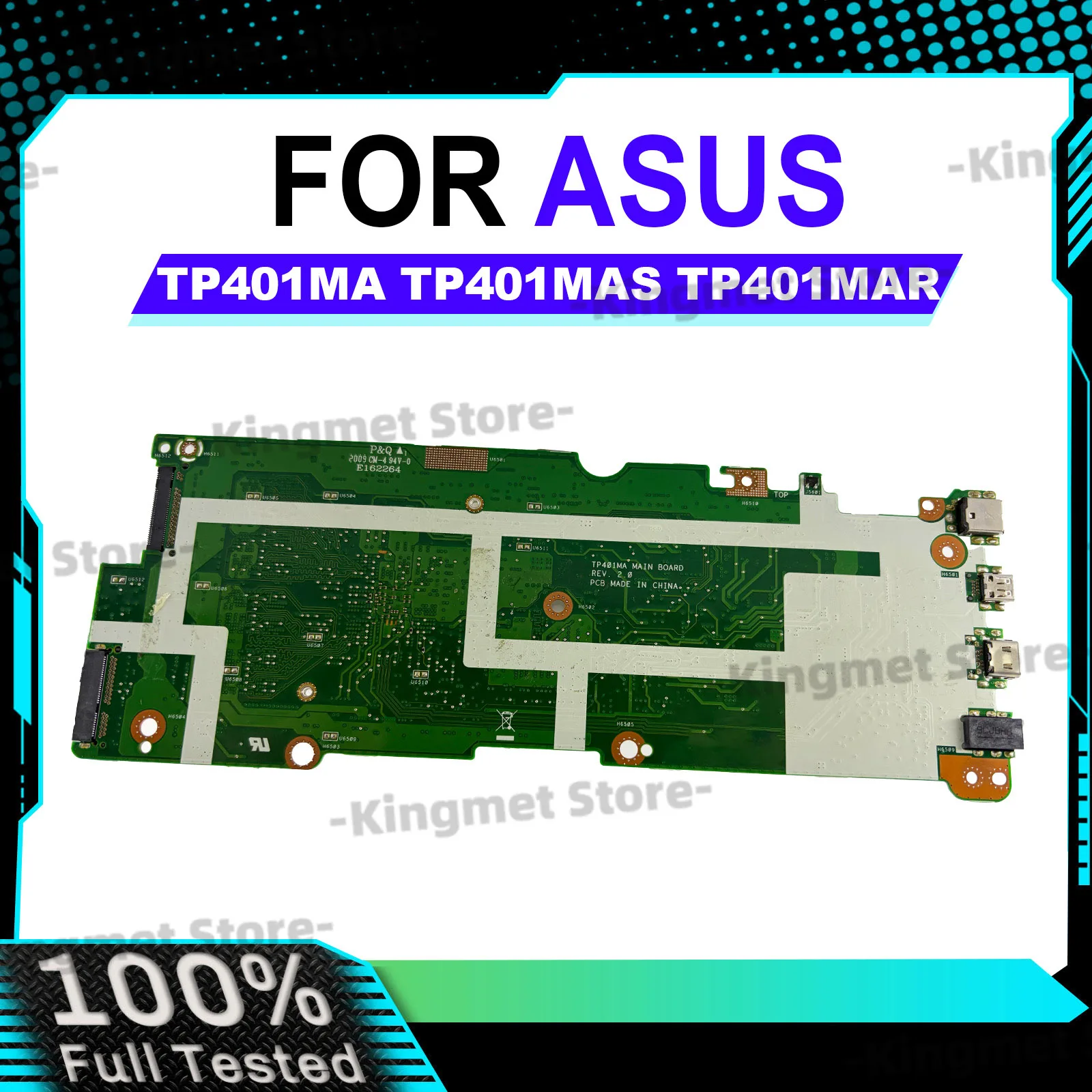 

TP401MA Laptop Motherboard For ASUS VivoBook Flip R406MA TP401MAR TP401MAS J401MA TP401MA TP401M Mainboard With Celeron CPU stk