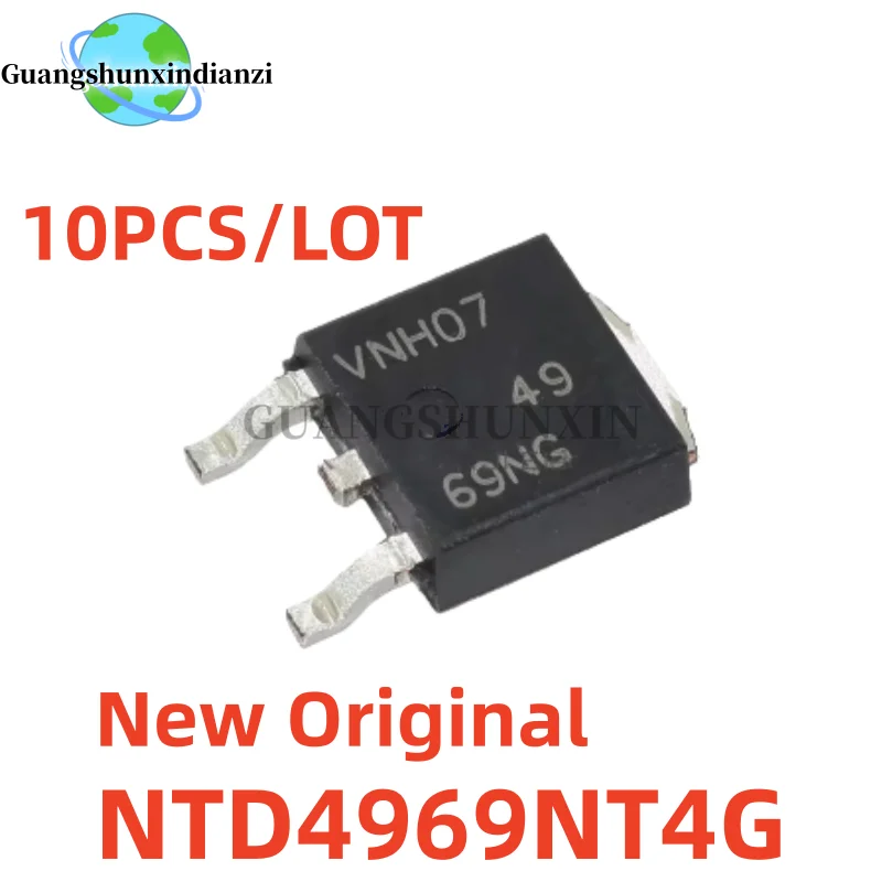 New/Original NTD4969NT4G 4969NG TO-252 Trans MOSFET N-CH 30V 12.7A Best Quality In Stock