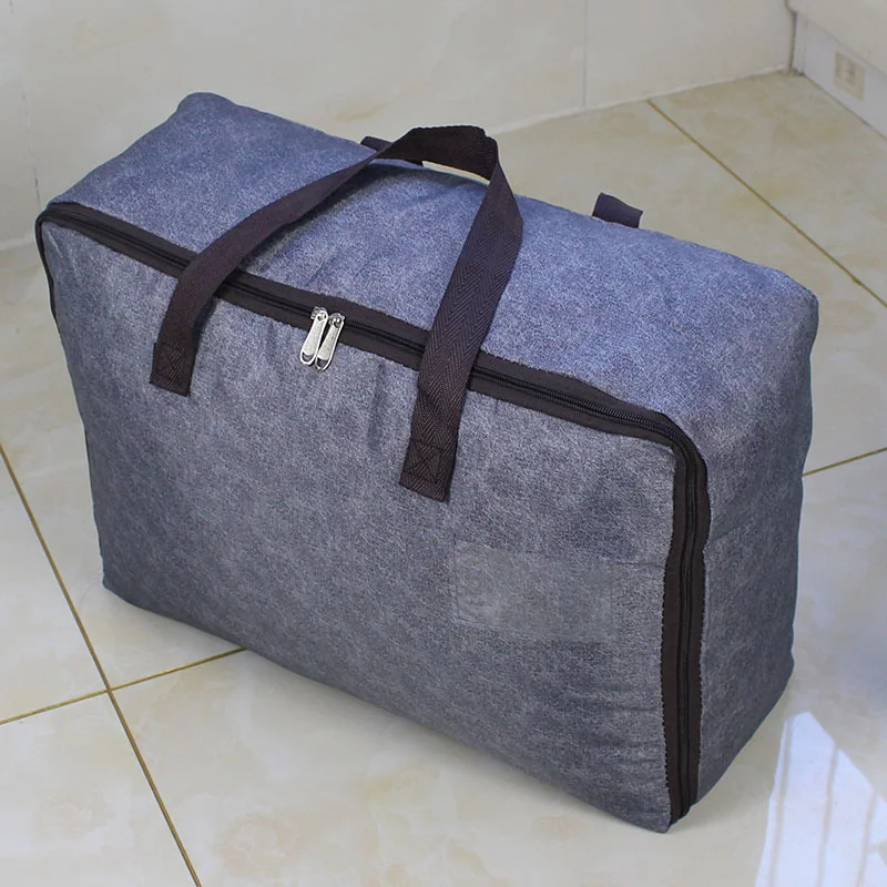 مضغوط مقابض صندوق تخزين ملابس حقيبة تخزين قابلة للطي توفير مساحة المنظم حمل حقيبة للتخزين الفراش العنصر حزمة خزانة صندوق