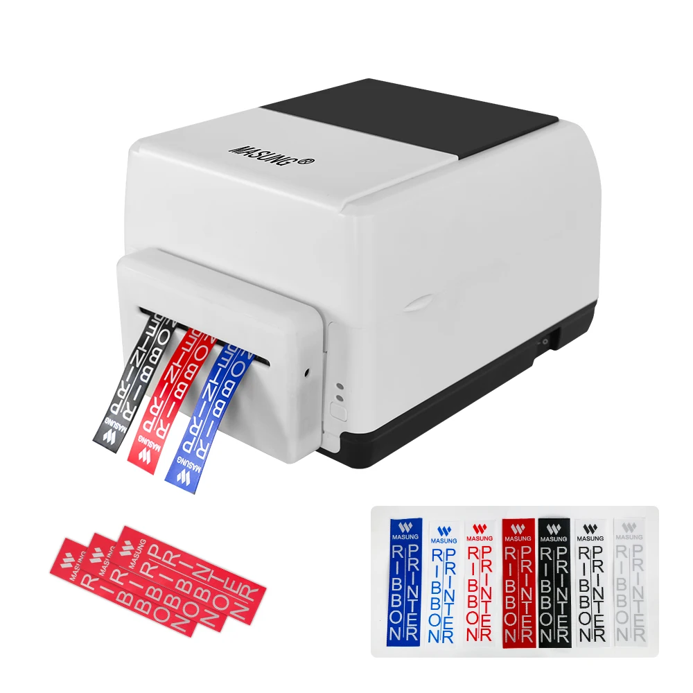 

MASUNG MS-1730 Ribbon Printer Thermal Transfer 300 DPI High Resolution OEM / ODM Customization for Flower Gift Shop