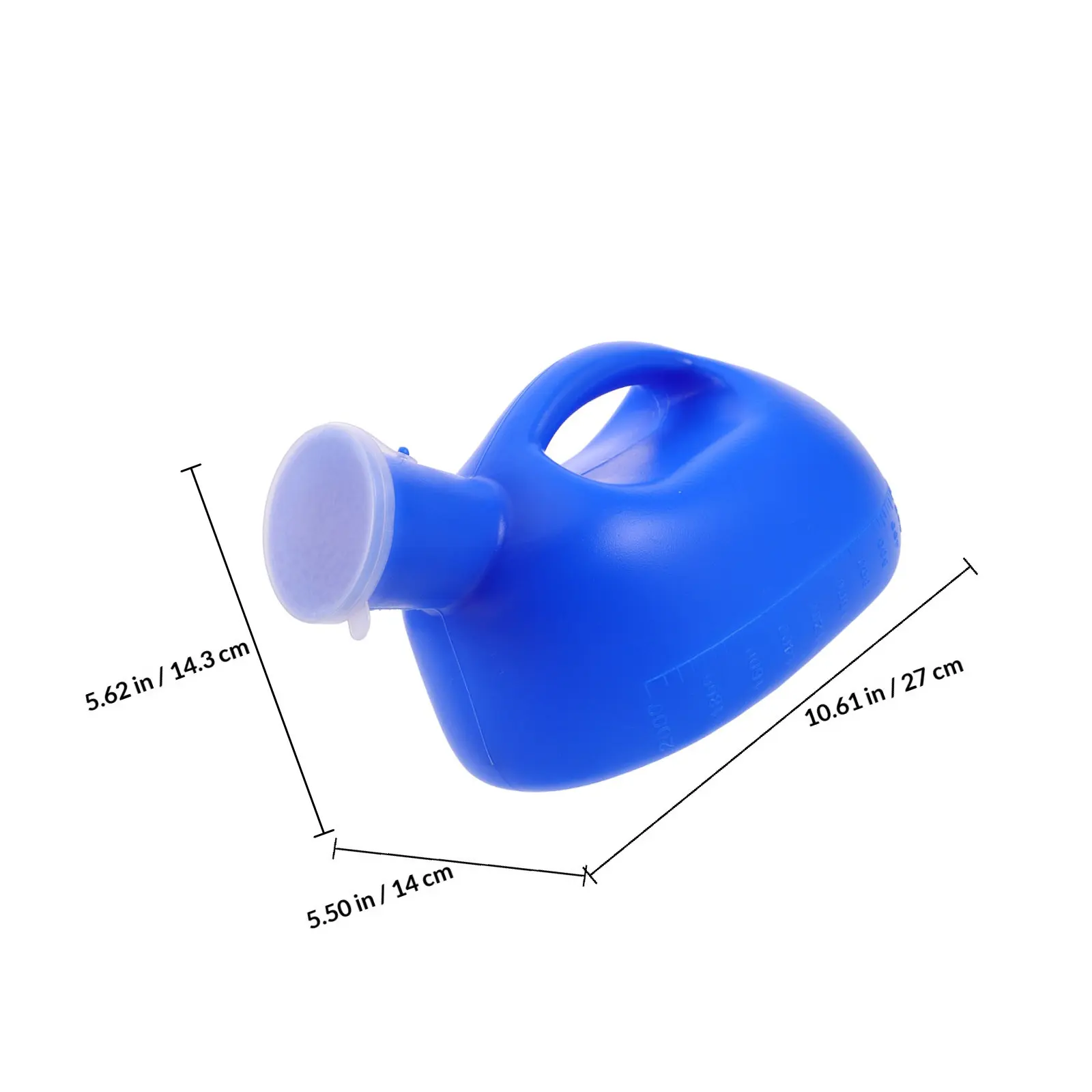 Spill Proof Thickened Portable Urinal for Men Elderly Disabled Bedridden Travelers Reusable Urine Container Outdoor Car Home