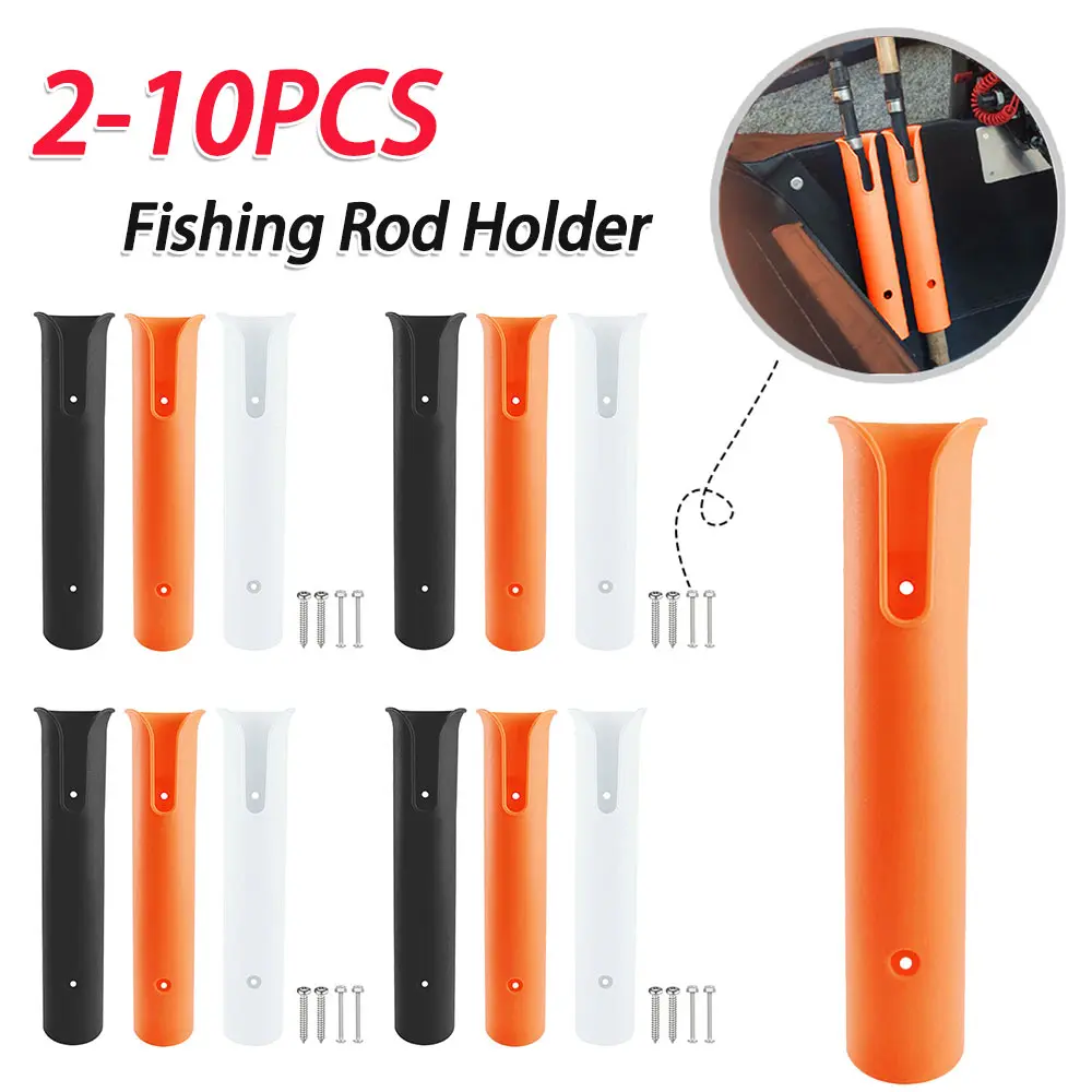 Fishing Rod Holder with Screws Fishing Rod Holder Bracket Fishing Pole Holder for Boat Kayak Garage Fishing Boat Accessories