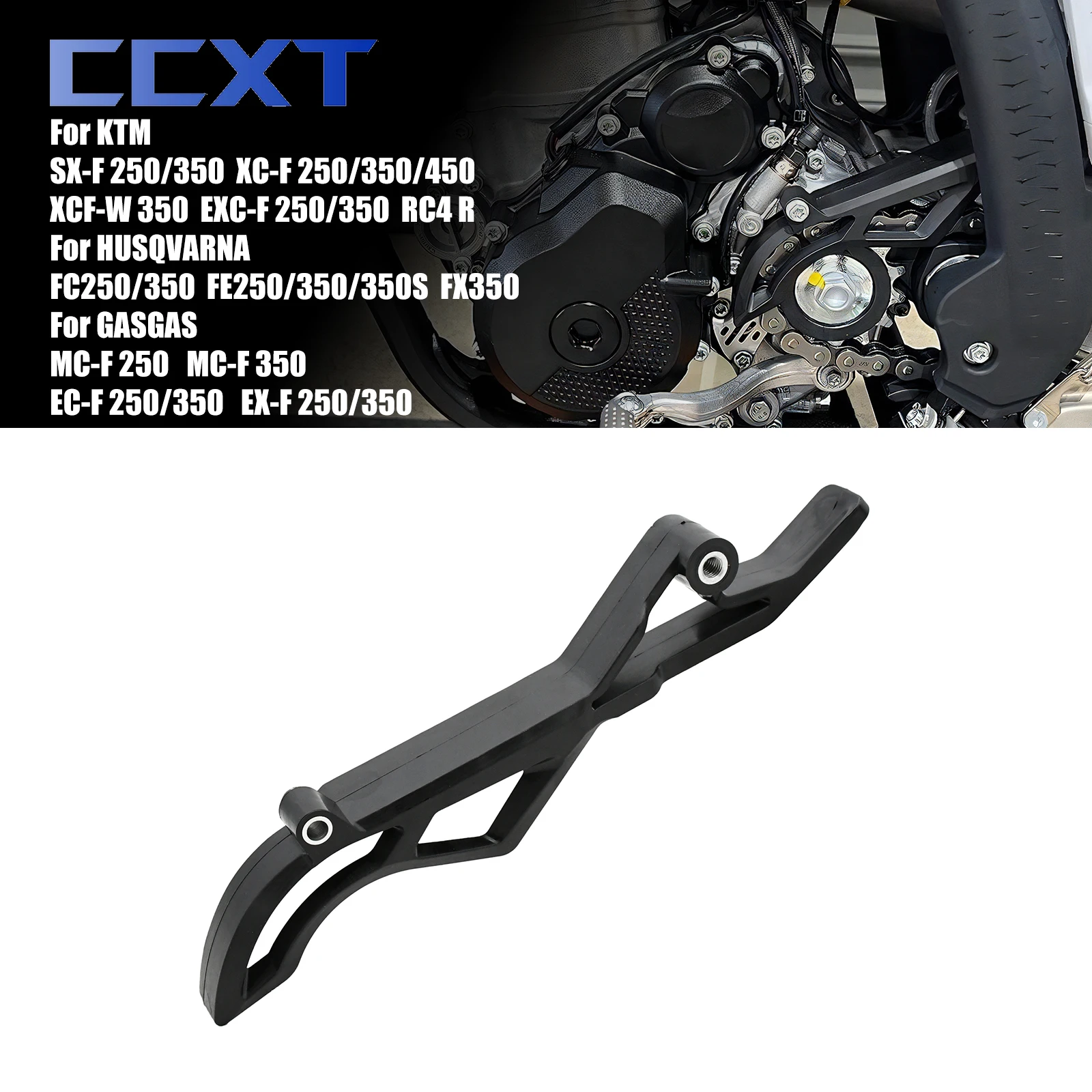 

Motorcycle Front Sprocket Cover Guard Upper Guide Chain Protect For KTM EXCF250 EXCF350 XCF250 XCF350 SXF250 SXF350 2017-2023