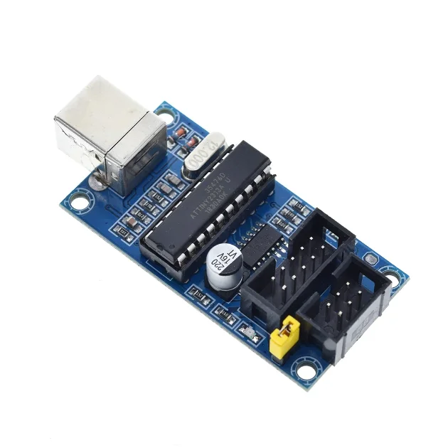 AVR microcontroller USB tiny ISP USB interface download cable downloader module