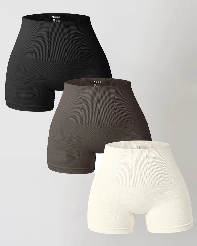 Nowe letnie, bezszwowe spodenki sportowe do jogi z wysokim stanem i bez szorstkich linii dla kobiet