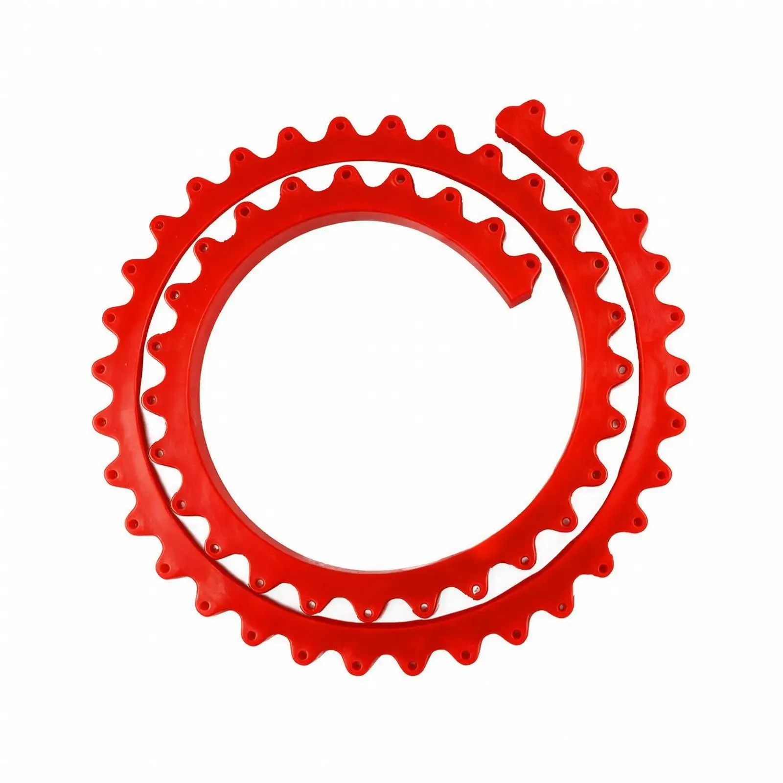 Woodworking Shape Transfer Gauge with Interlocking Chain Strips for Copying Curves and Angles for Repair Projects