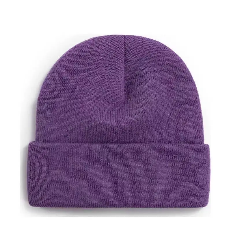 Angepasst Gedruckt Logo Männer Warm Halten Bördeln Kalte Hüte Frauen Outdoor-Mode Vielseitig Einfarbig Einfache Gestrickte Kappen – Detail 38