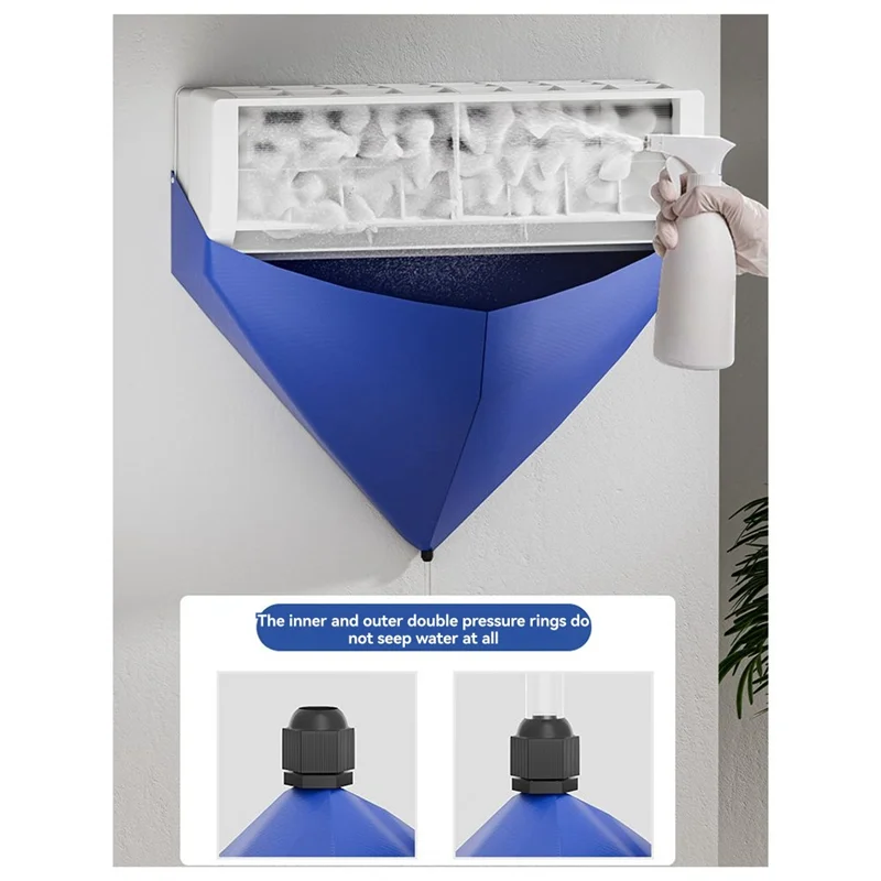 Набор для чистки BAAN-Split, водонепроницаемый чехол для очистки от пыли, мини-сплит-чистящий настенный чехол для кондиционирования Forair