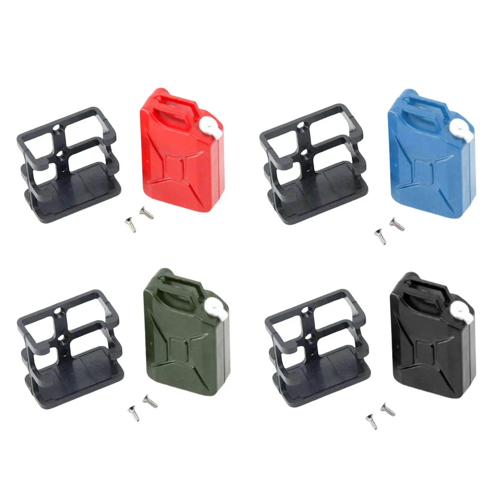 RC Crawler Car Decoration 1:10 Upgrade Practical Truck Accessory DIY Spare Part for TRX4 SCX10 Climbing Car Model Mini Fuel Tank