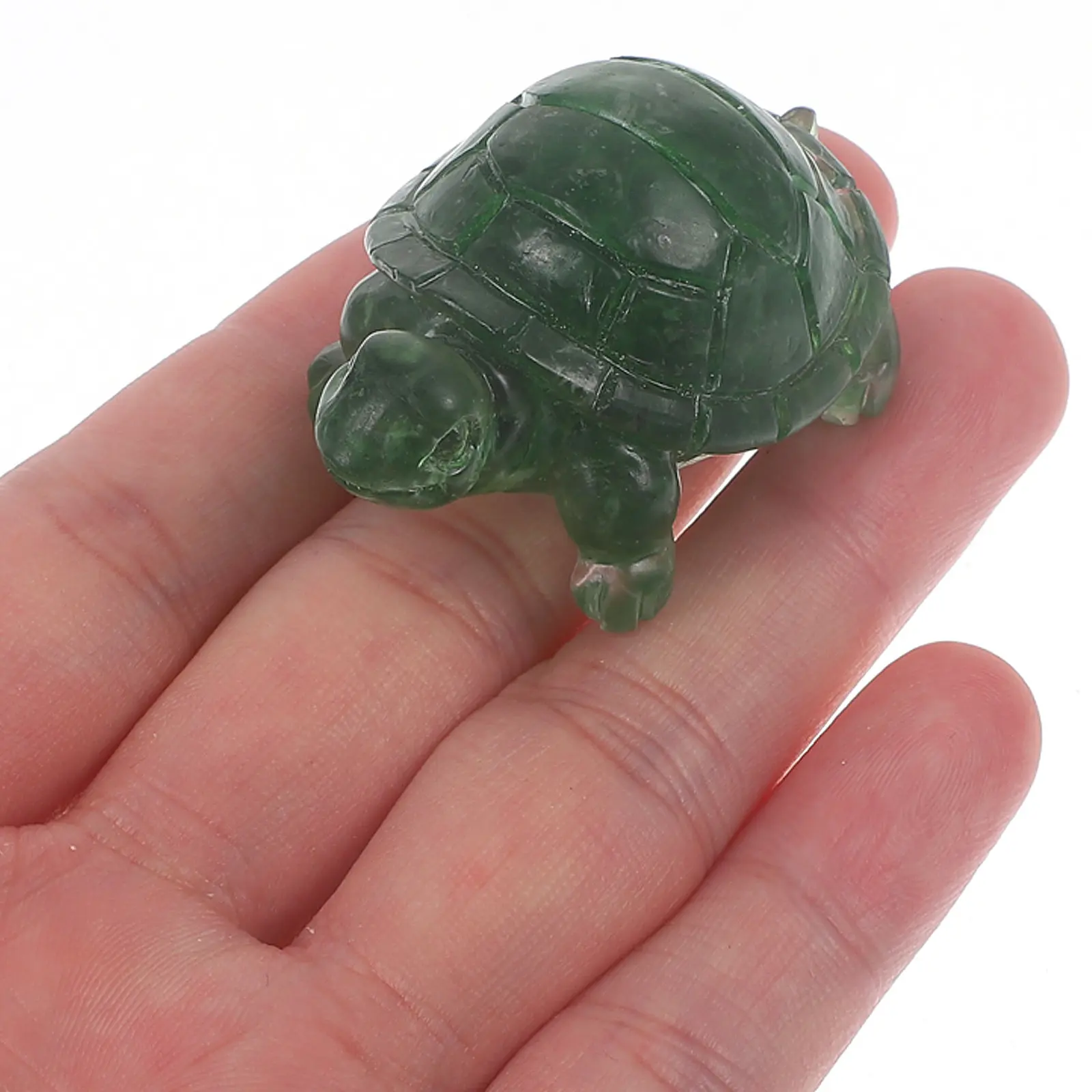 

Crystal Turtle Statue for Desktop Decorative Miniature Nature Ornament Lightweight Easy to Carry Holiday Present