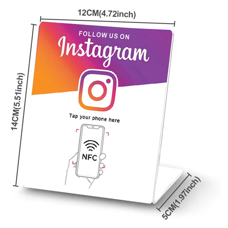 Подставка NFC для Google Reviews Instagram