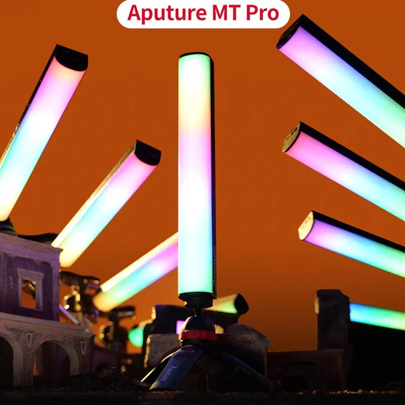 Aputure MT Pro RGB Light Magnetic Attraction Handheld Tube Video Light Handheld RGB LED Light for Photography Lighting