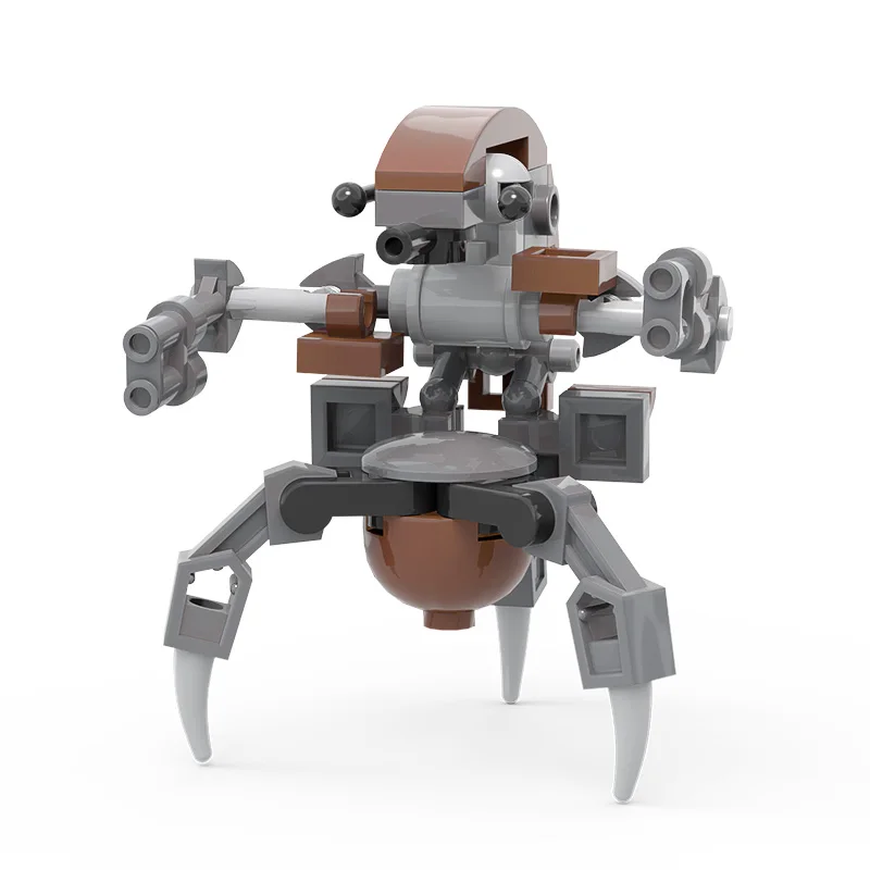 Moc Space Wars Destroyer Droid Droideka Sets The Clone Robot Destroyer Fighting Building Block Army Weapons Bricks Troopers