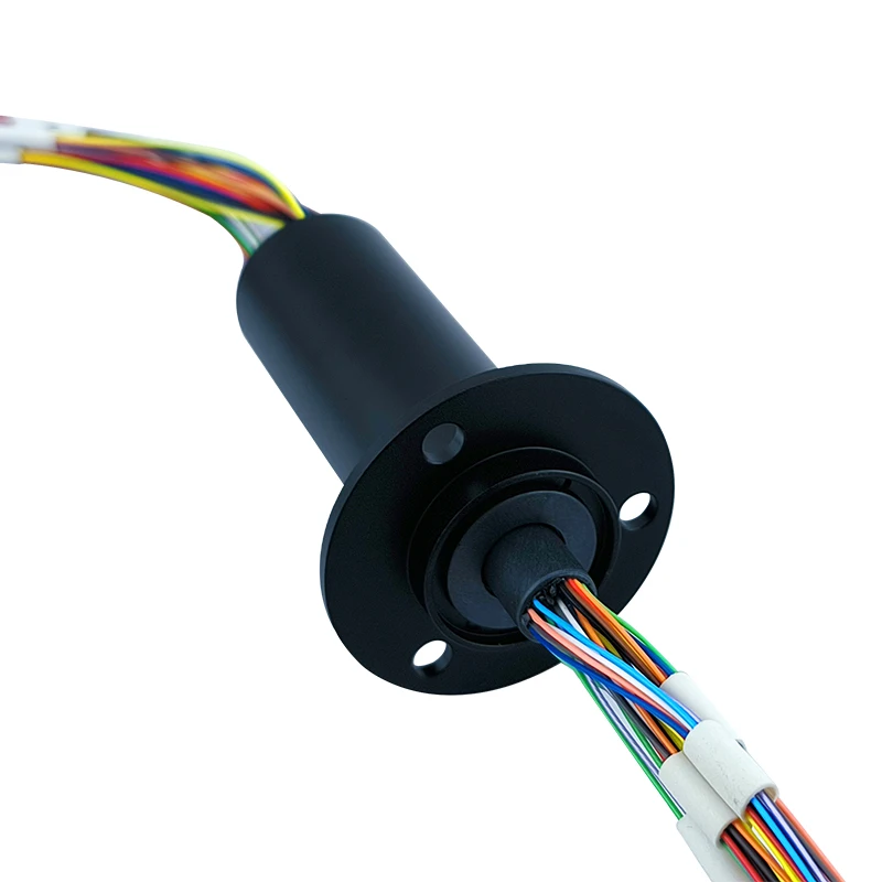 45 way 2A rotating collector ring, multi-channel conductive ring, outer diameter 25mm, capable of passing signals