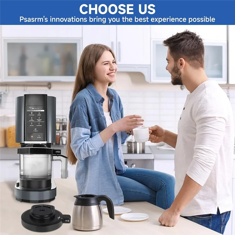 A68M-غطاء وعاء خارجي لا مجداف لسلسلة نينجا NC500/NC501 صانع الآيس كريم استبدال غطاء وعاء كريم قابل لإعادة الاستخدام