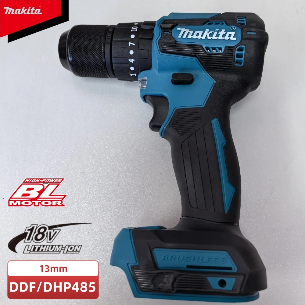 Makita DHP485 13mm rechargeable brushless 18V Driver screwdriver impact electric drill cordless machine electric hand drill