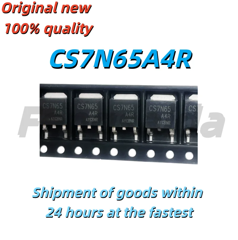 (5 Pieces) 100% Brand New CS7N65A4R 7N60 Field-Effect MOSFET SMD TO-252 650V 7ACS7N65A4R 7N60 Field-Effect MOSFET SMD TO-252 650