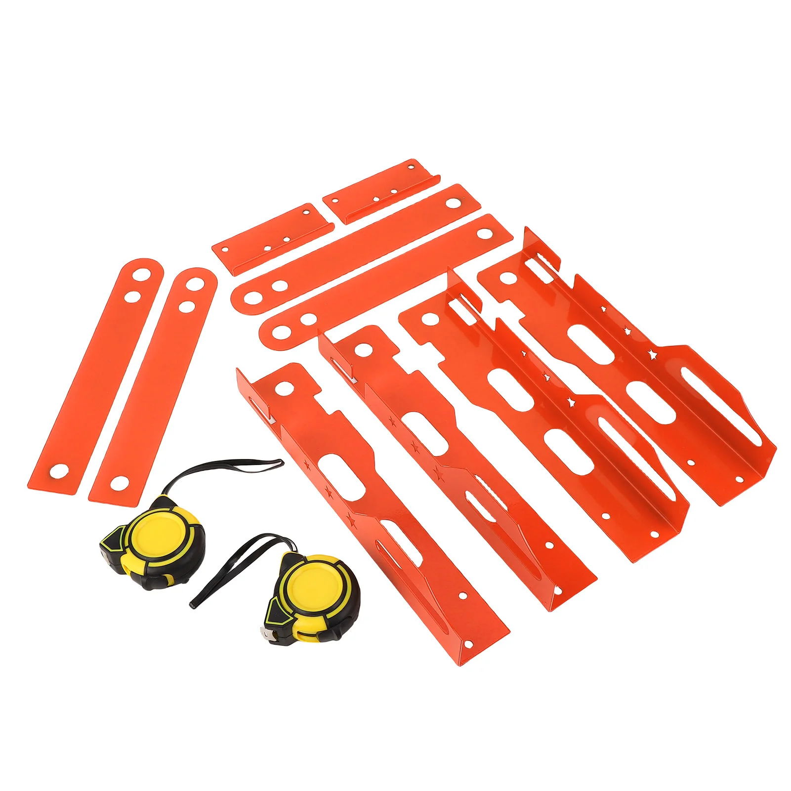 Wieluitlijningsgereedschap Teenuitlijningsplaten Gebruiksvriendelijk Robuust ophanggatontwerp met 2 meetlinten voor voertuigonderhoud