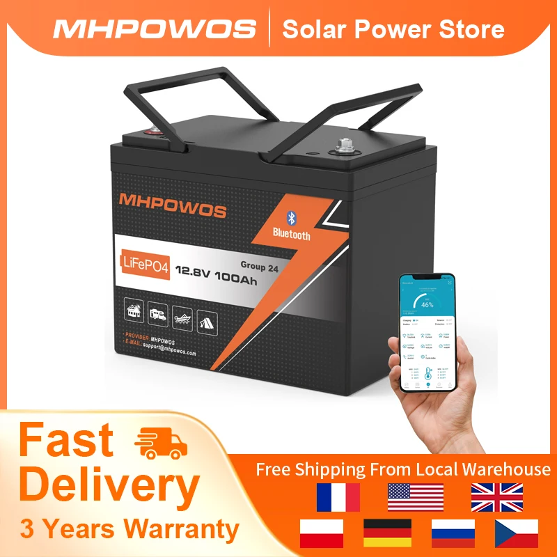 Mhpowos 12V 100Ah W…