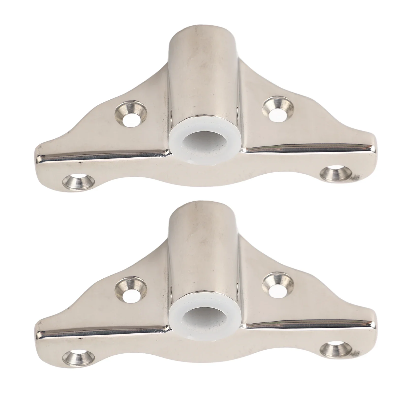 2PCS 1/2in Oarlock Socket 316 Stainless Steel Polished Finish Side Mount for Yacht RV Marine