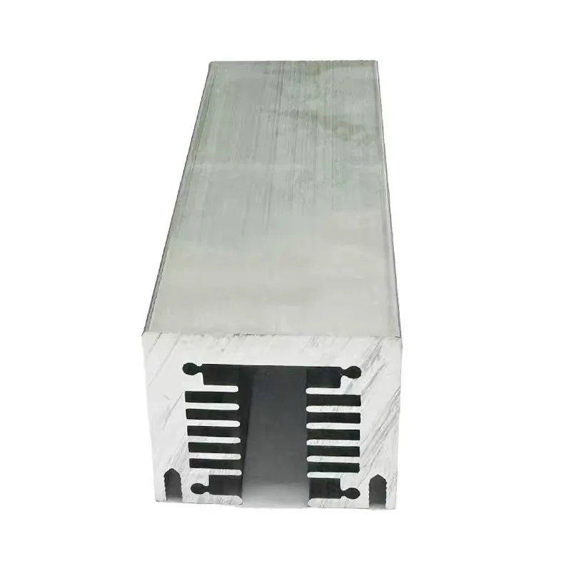 High power air-cooled radiator profile thickened 38*34*100 electronic power tube radiator with fan customization