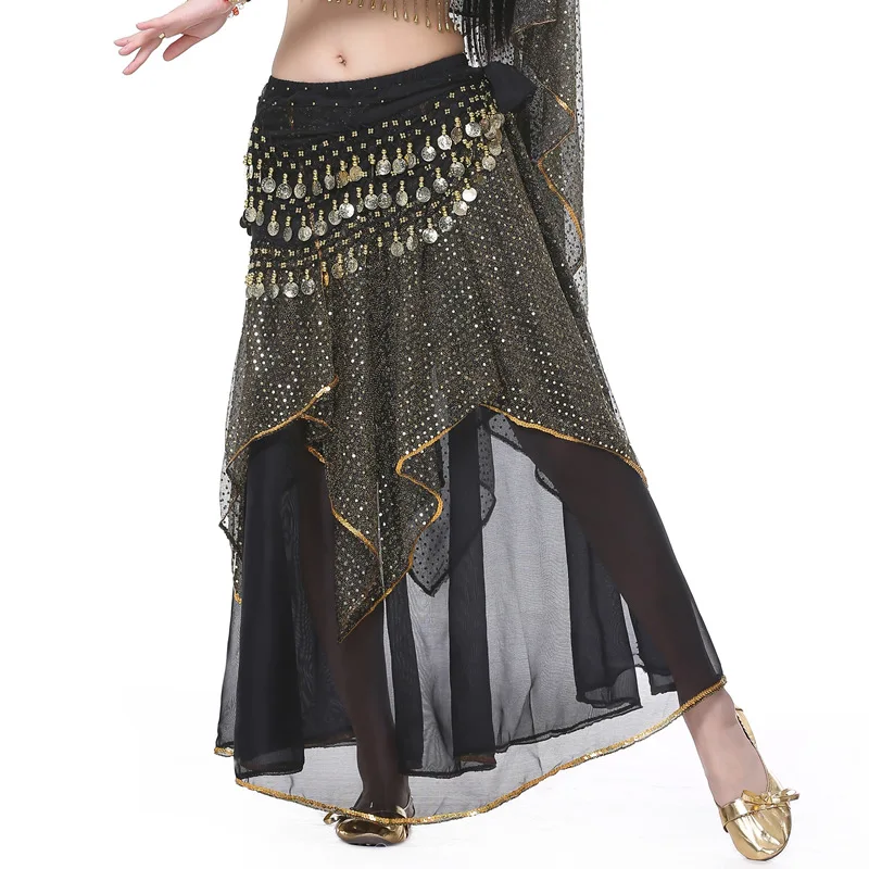 Belly Dance Skirt Oriental Bollywood Performance Clothing India Sexy Women Long Skirt Stage Show Dance Wear Orientale Costume