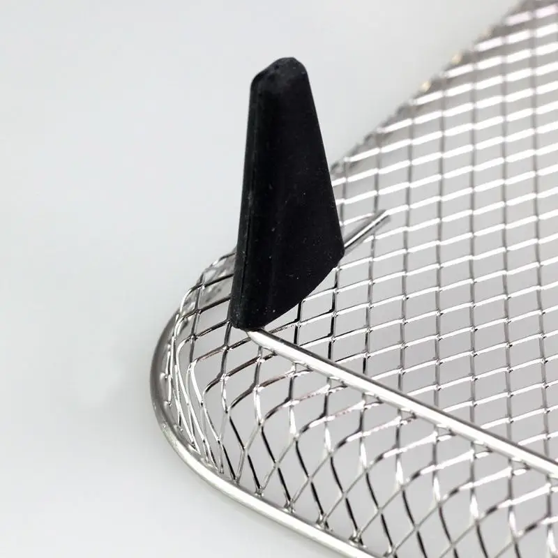 【W】Silicone Heightened Rack Pads Non Slip Heat Resistant For Air Fryer Oven Grill Baking