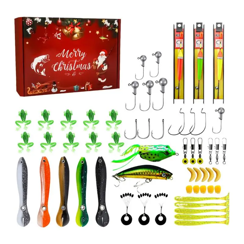 Fishing Bait Kit Small Bass Bait Hook Trout Walleye Lures Artificial Fishing Bait Lures Small Bass Bait Hook For Lakes