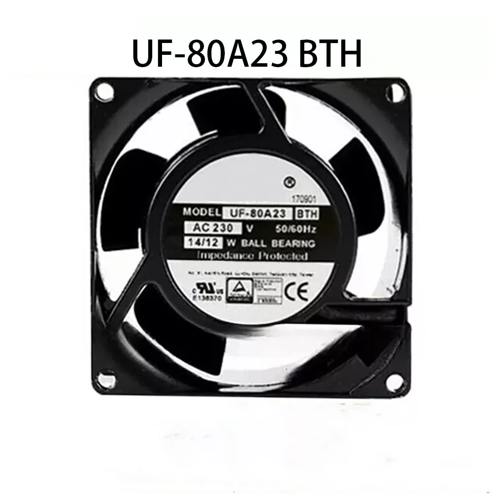 High-Airflow Electric Cabinet Cooling Fan 230VAC 14/12W 80*80*38mm UF-80A23 BTH
