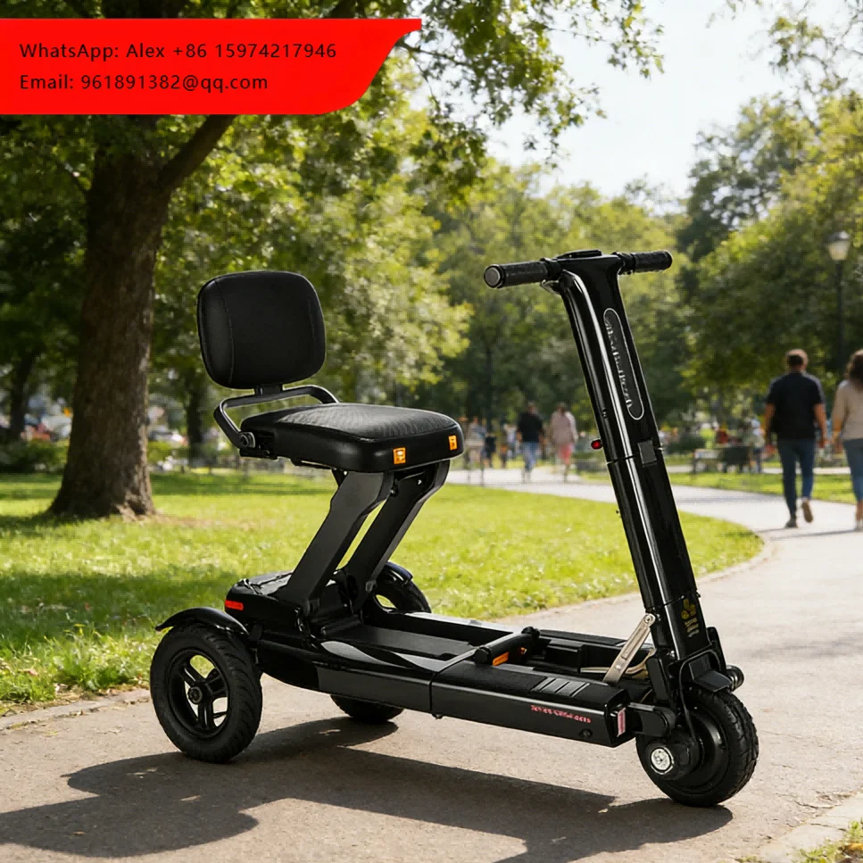 

Zuowei ZW501 Factory Direct Sales High Power Fully Automatic Folding Lightweight Aluminum Alloy 3-Wheel Mobility Scooter