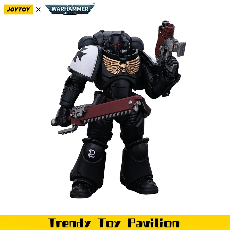 

【JOYTOY】Warhammer 40K Space Marines Black Templars Outriders Brother Valtus 1/18 Фигурка Модель игрушки