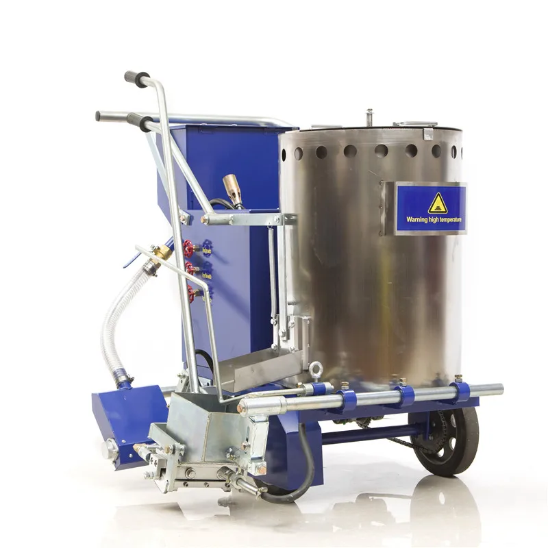 Hoge reflecterende weglijn verkeersmarkering verf standaard glazen kraal witte thermoplastische wegmarkering machine