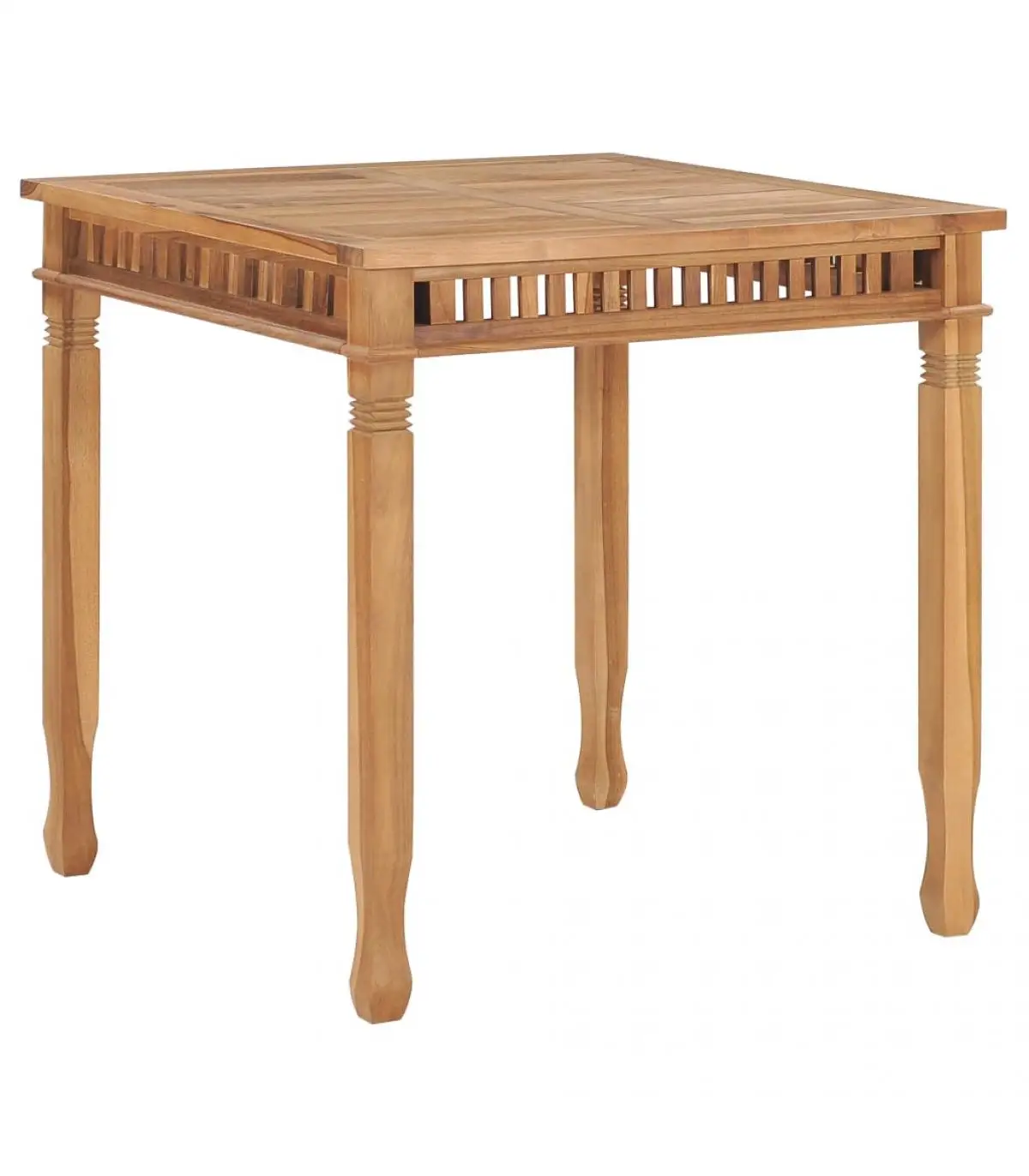 Garden tables garden dining table teak solid wood 80x80x80 cm