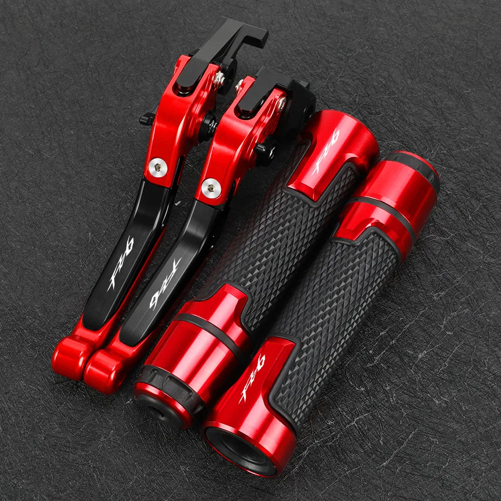 

Motorcycle Accessories FOR YAMAHA FZ6 FAZER 2004-2010 2009 2008 Brake Clutch Levers Handlebar Grip Handles bar Hand Grips