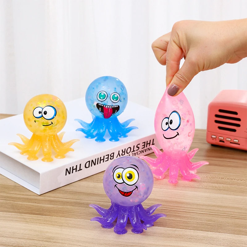 Octopus Stress Ballen Vrij Octopus Zuignap Pinch Knijp Speelgoed Ballen Zintuiglijk Speelgoed Voor Volwassenen Kinderen Puzzel Stress Verminderen Speelgoed