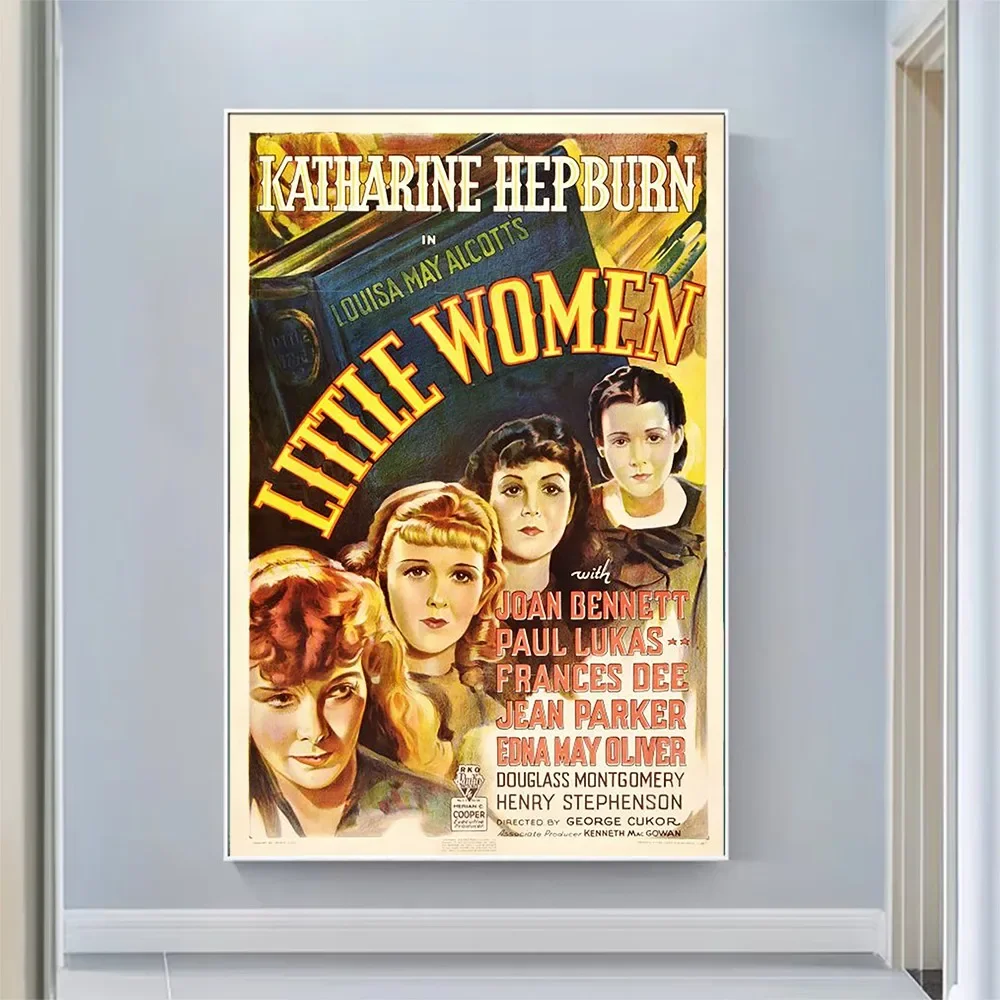 

V2260 Маленькие женщины (2) Винтаж Классический фильм Настенная шелковая ткань HD Плакат Искусство Украшение дома Подарок