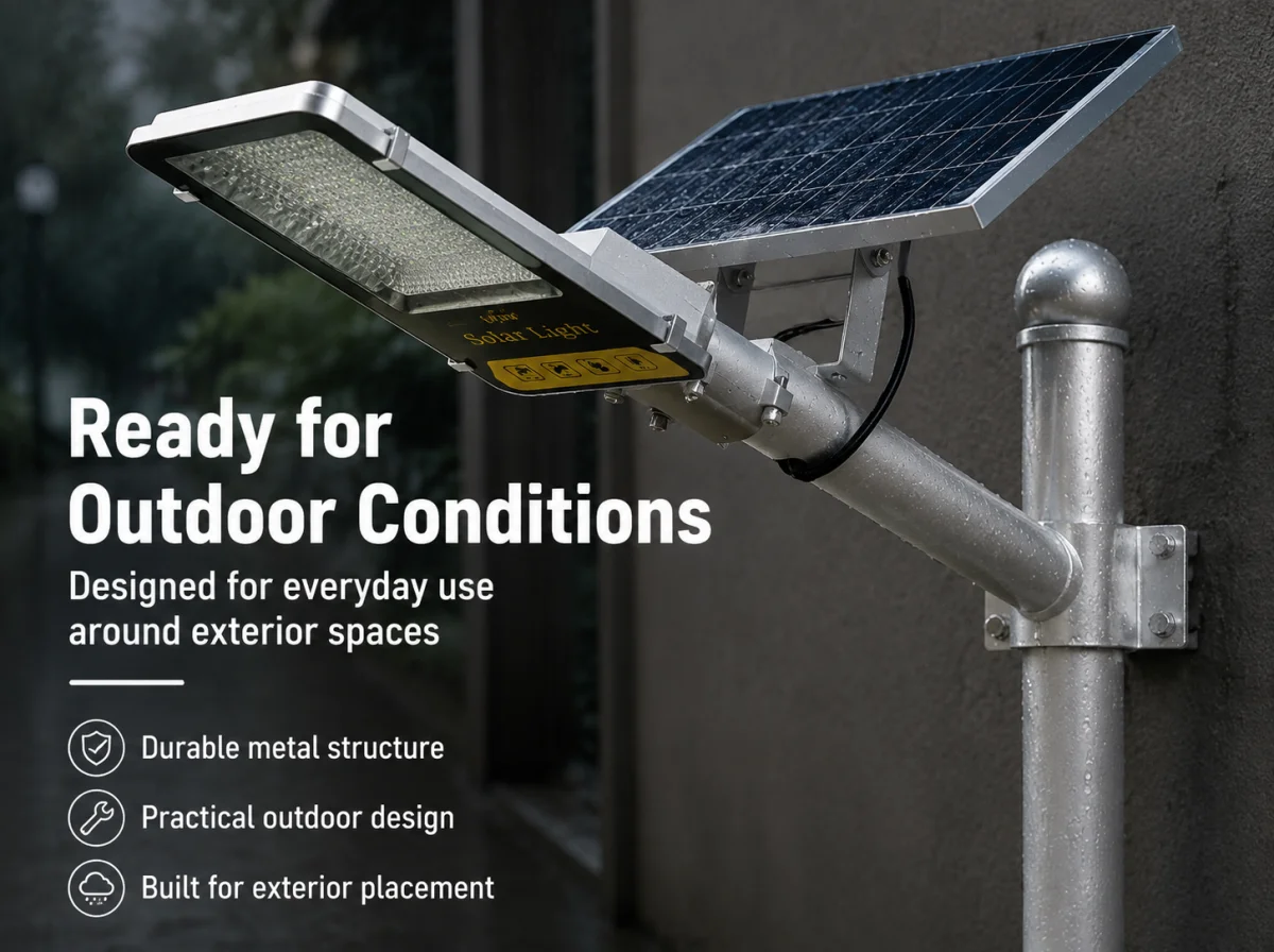1/2 Stück Aluminium 8000mAh Hochleistungs-Solarleuchte Outdoor-Solarstraßenlampe IP65 Wasserdichte Straßenlampe für Garage, Garten, Terrasse, Wandleuchte – Detail 5
