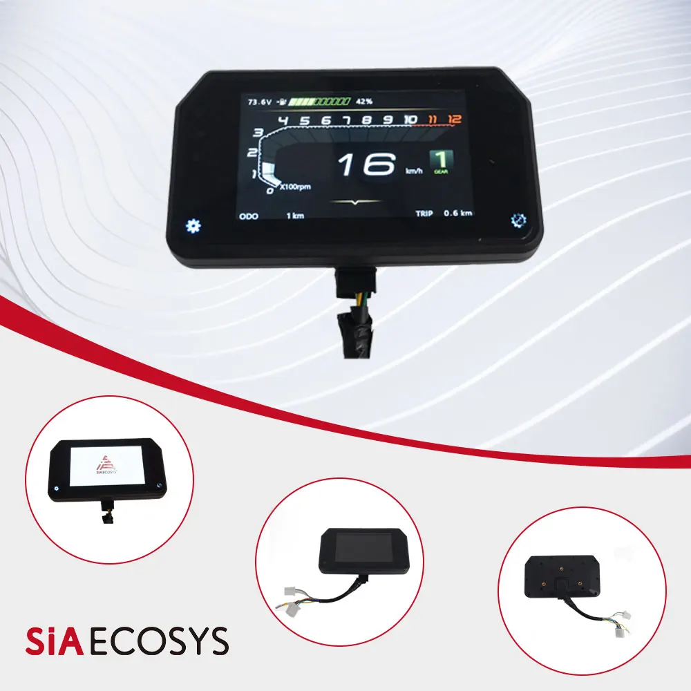 

5inch TFT Screen T15 with CAN-BUS Communication Speedometer for Electric Scooter Optional Instrument Display