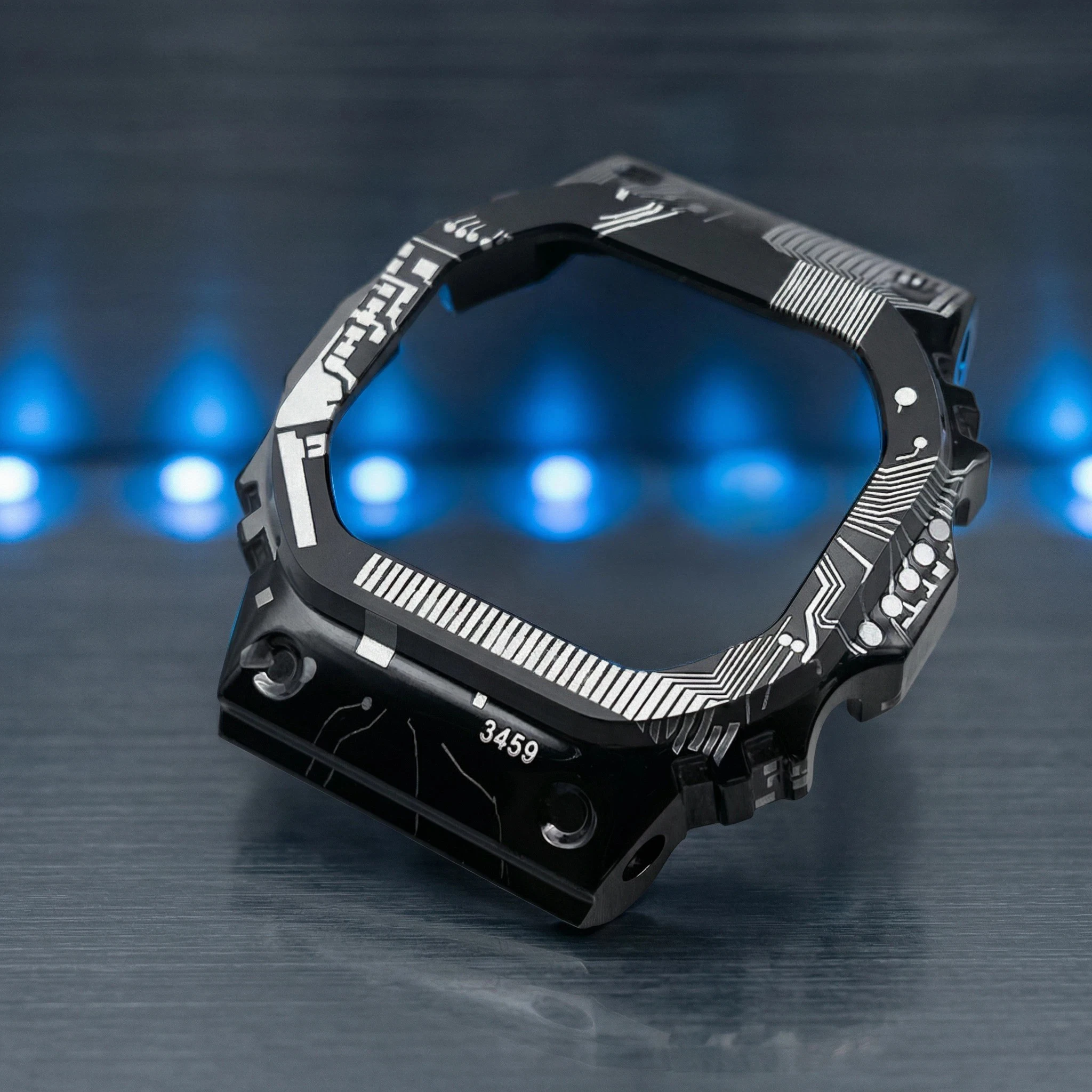 For Casio G-Shock Series Watches Modified Circuit Board Stainless Steel & Titanium Alloy Material DW5600 GWM5610 GMW-B5000 Case