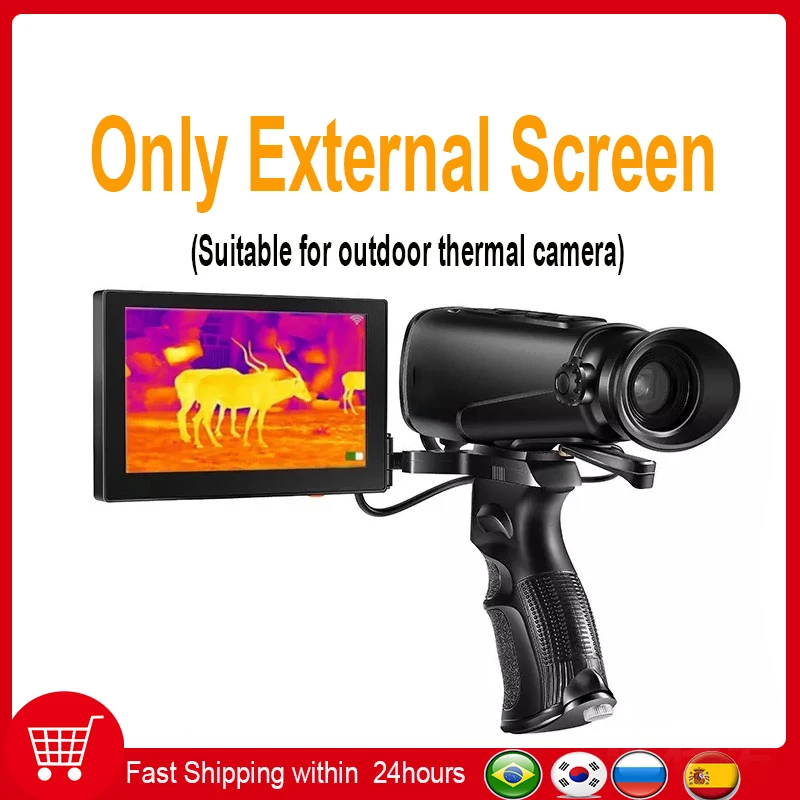 Handheld External Screen Suitable For Thermal Camera Infrared Monocular Telescope Used In Outdoor Hunting Camping Accessories