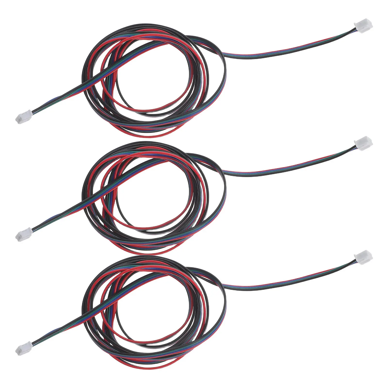 

Комплект из 3 удлинительных кабелей для шагового двигателя с 4-контактным стабильным разъемом, провод для экструдера 3D-принтера, для 3D-печати