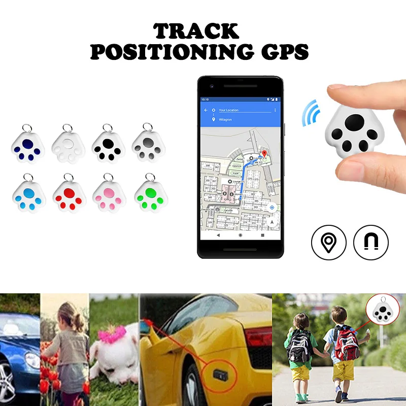 Mini Cat Dog GPS Tracking Locator Prevention Anti-Lost Waterproof Portable Tracker for Pets Cats Dogs Accessories