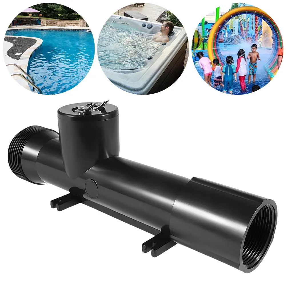 

4CH4002R Swimming Pool Ionizer Chamber Rust-proof Pool Ionizer Pool Cleaner Transformer for Above Ground In-Ground Pool