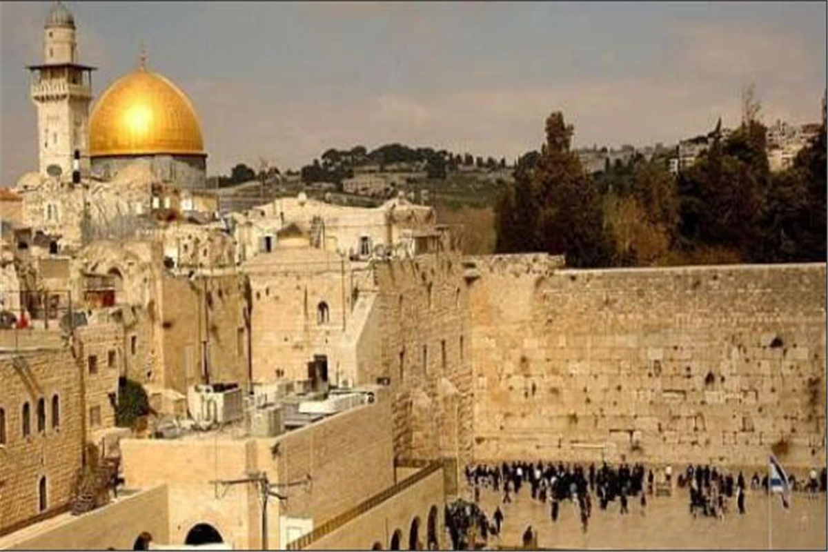 القدس سيتي سكيب صور بوث التصوير خلفية الجدار الغربي ديفيد برج خلفية ل سوكوت روش هاشانا الديكور