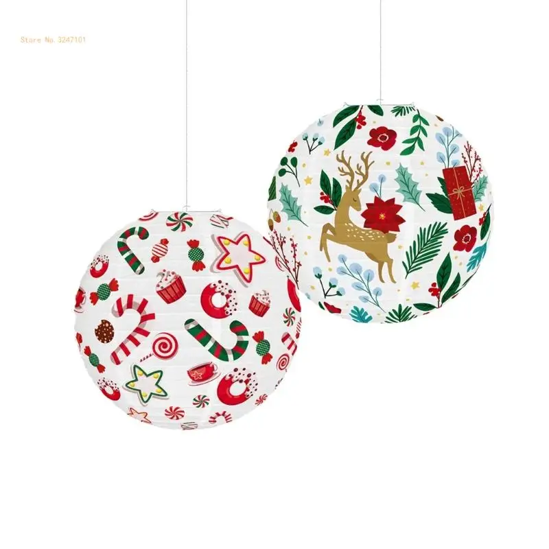 

6pcs Christmas Candy Light Durable Paper Decoration for Indoor/Outdoors Use Dropship