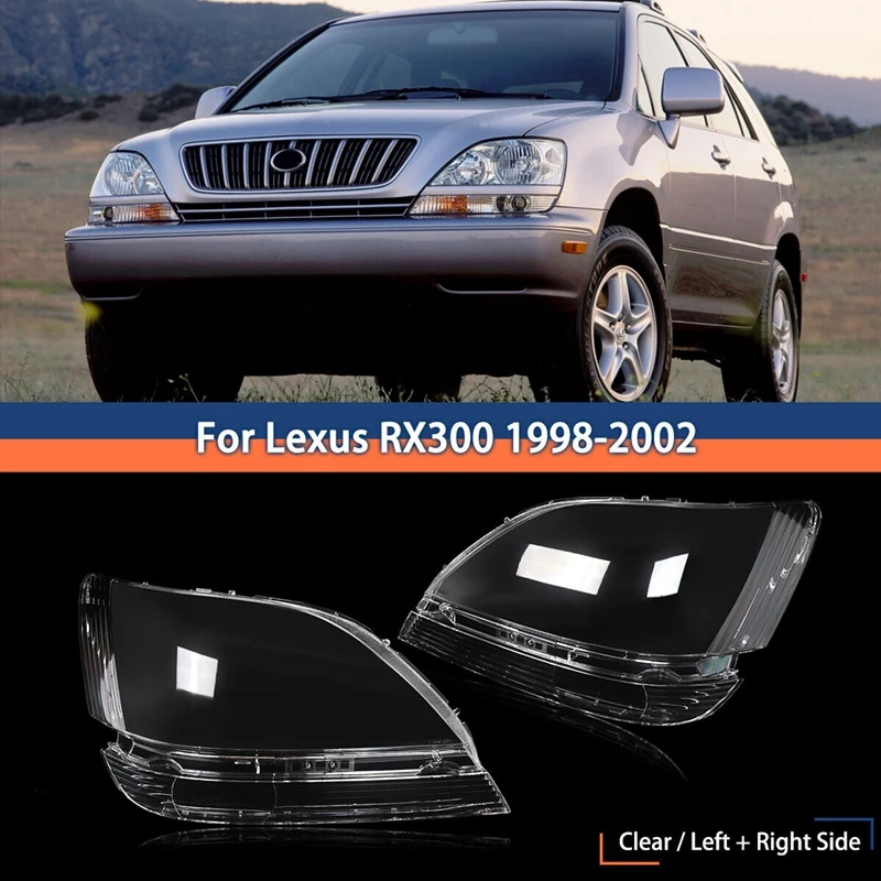 Rechts Auto Koplamp Lens Cover Koplamp Schaduw Shell Lens Lampenkap Voor Lexus RX RX300 1998 1999 2000 2001 2002 Accessoires