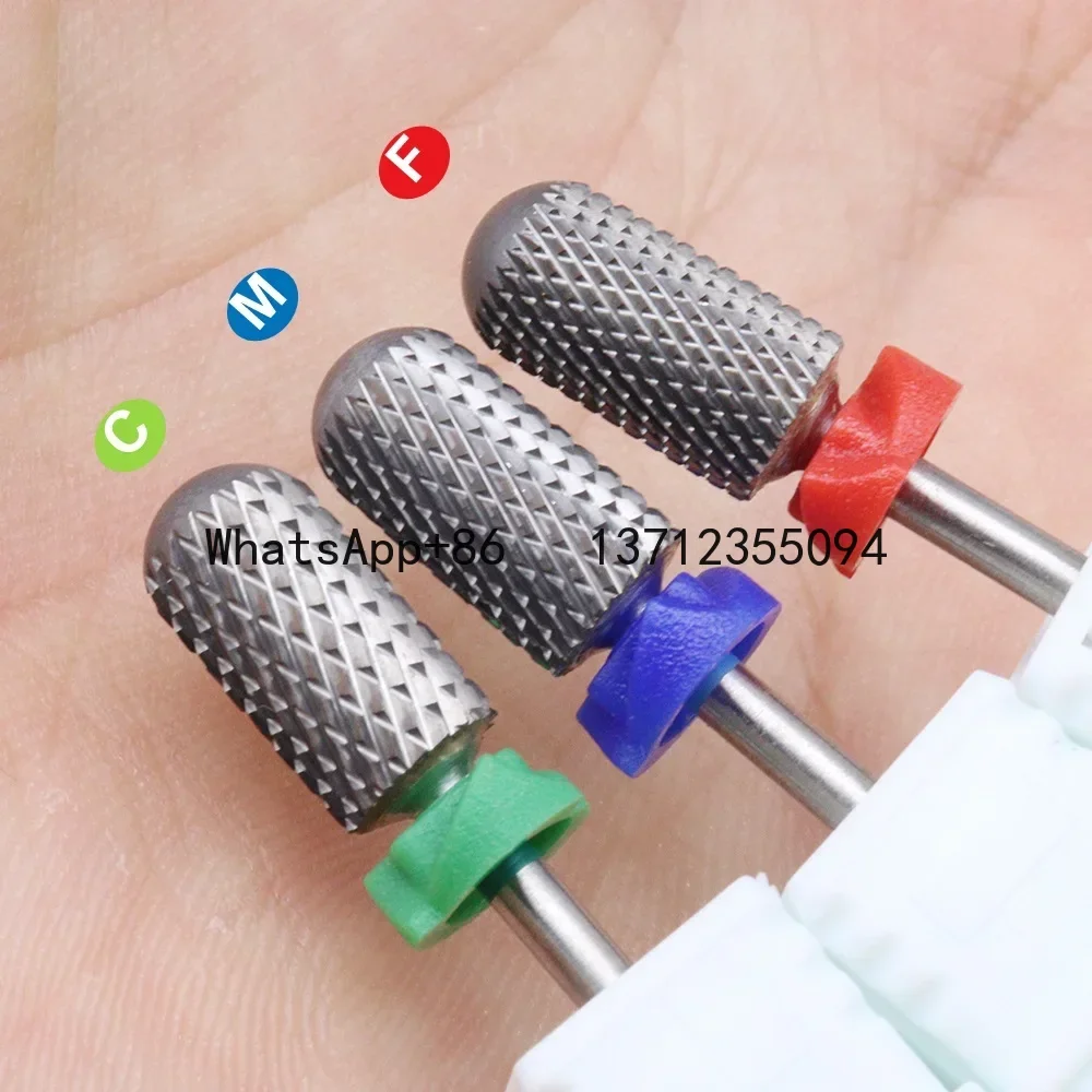 

1Pcs Tungsten steel Nail Drill Bits File Nail Electric Drill Machine Manicure Pedicure Drills Accessory Acrylic Nail Tools Smoot